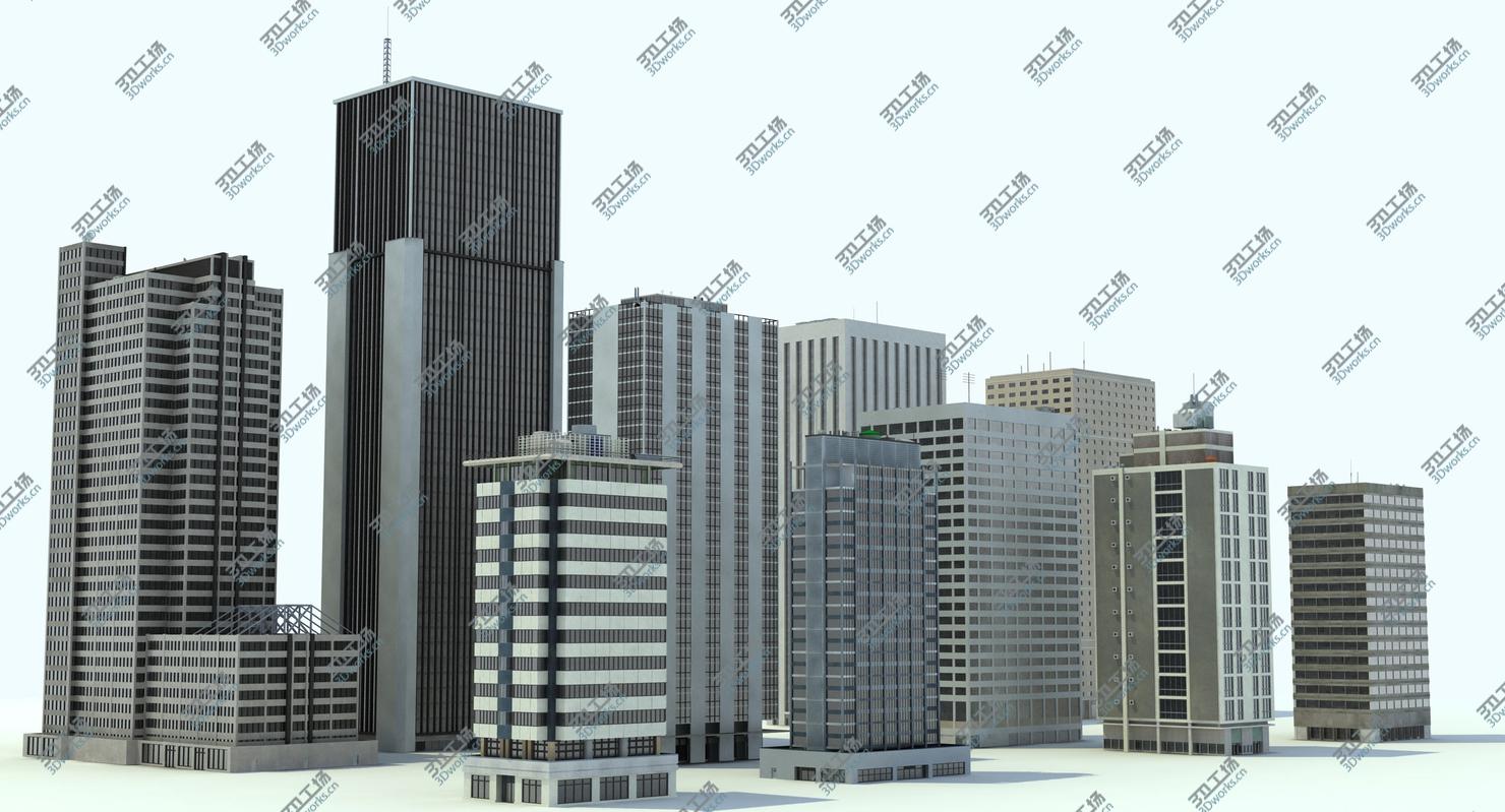 images/goods_img/202105072/Buildings City - 10 Models Collection 3D model/2.jpg